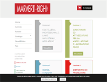 Tablet Screenshot of marverti-righi.it